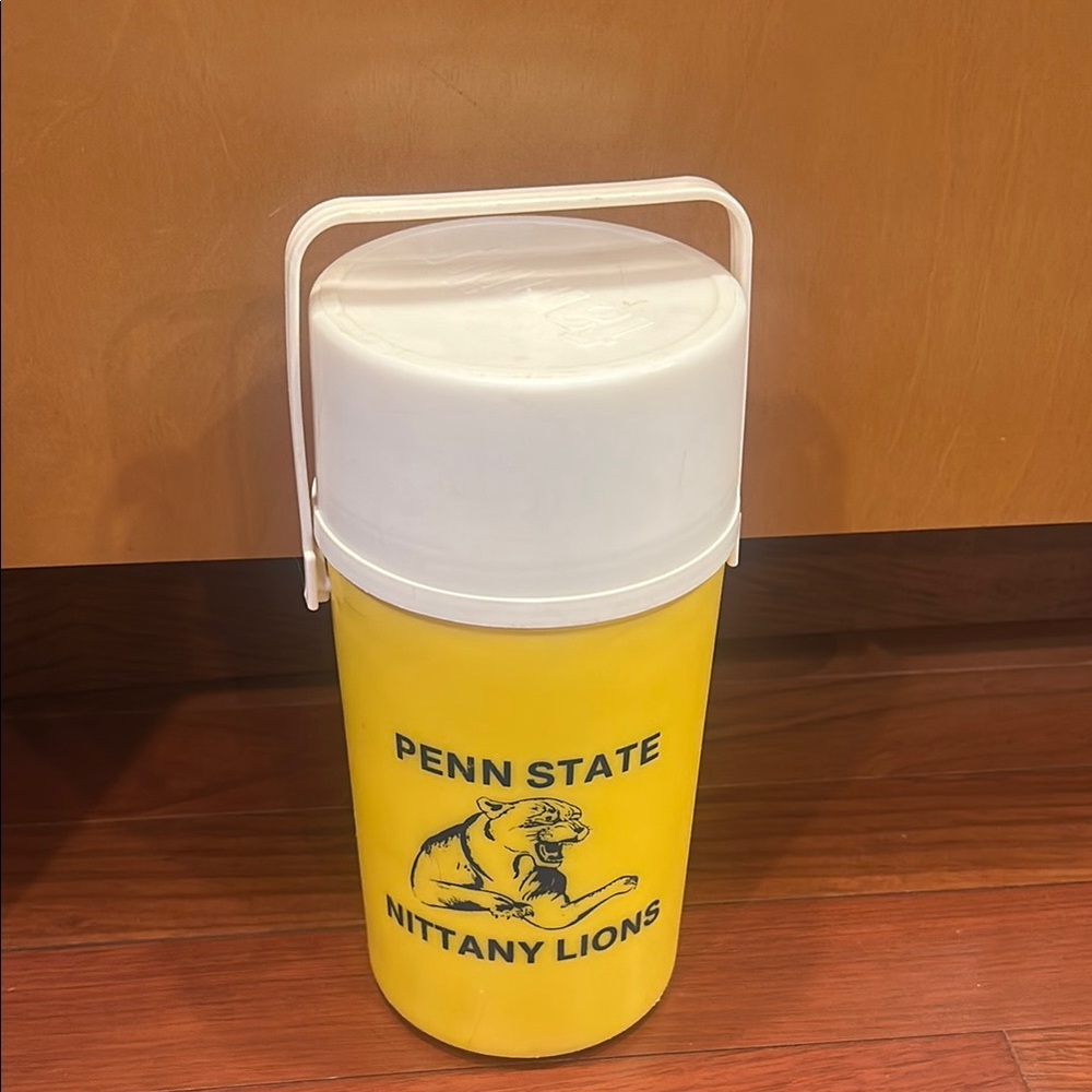 Vintage Penn State Nittany Lions Yellow thermos